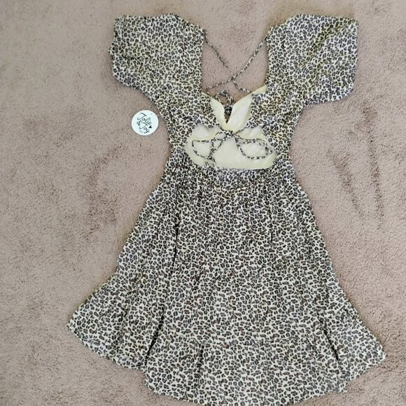 Woman's Jolie & Joy Dress Leopard Print Size M - Picture 5 of 9